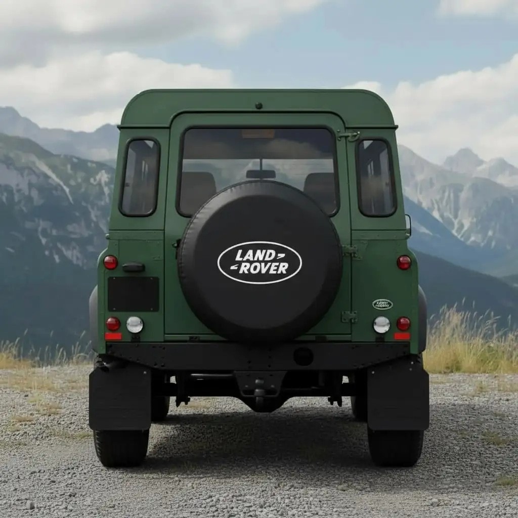Land Rover Logolu Stepne Kılıfı